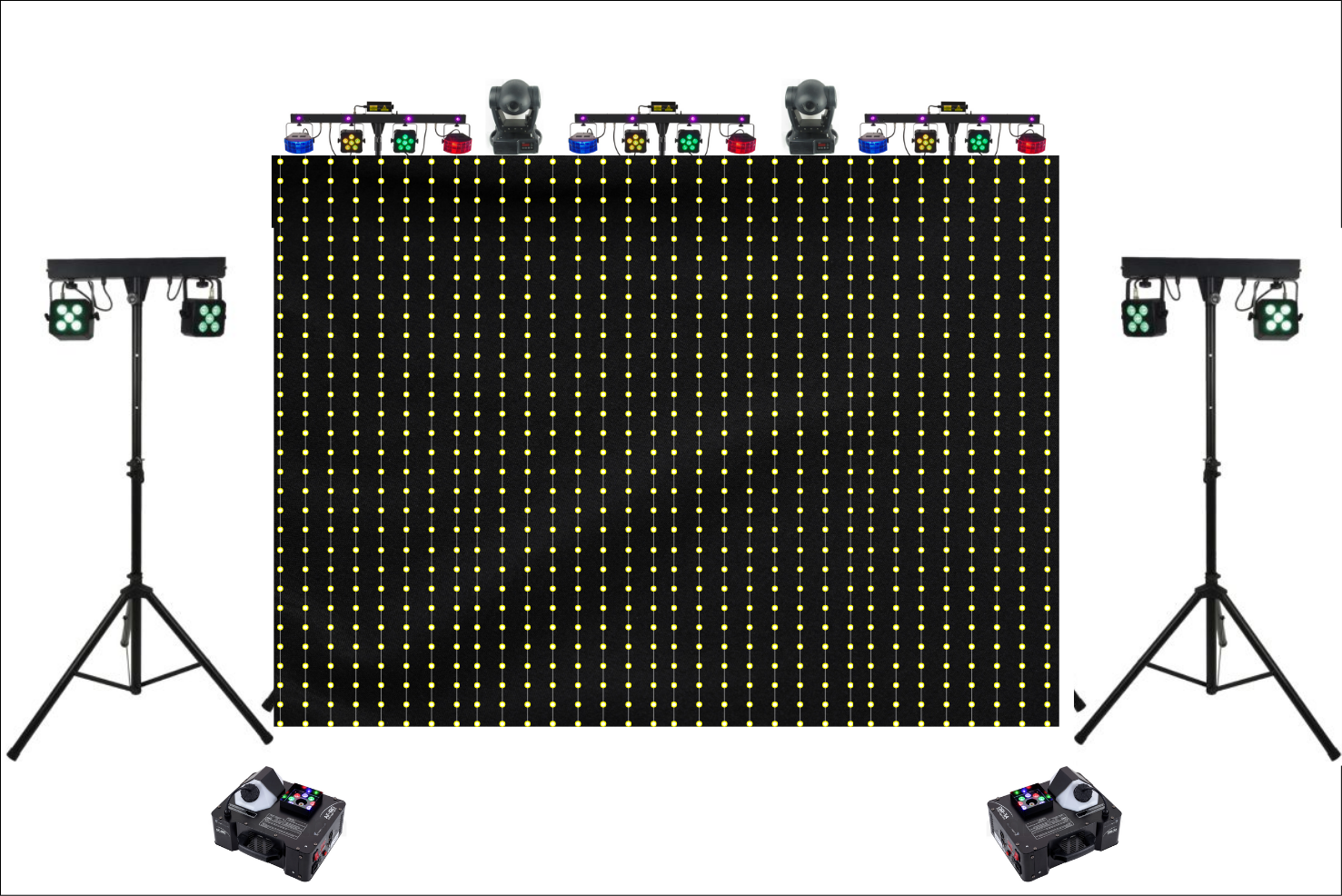 Lichtset tot 300 Pers.